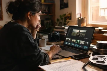 DIY Distribution planning session with filmmakers reviewing release notes