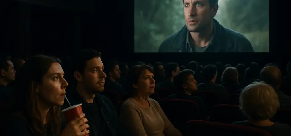 Cinema auditorium seats illustrating extended theatrical windows and release timing
