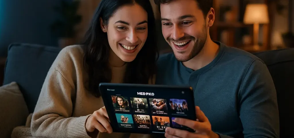 HBO Max September streaming menu viewed on a television in a quiet living room