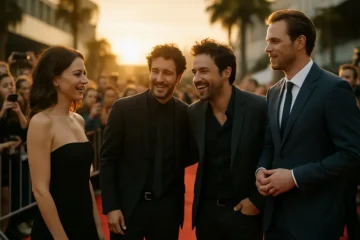 Nashville Film Festival audience members leaving a screening venue after an awards program