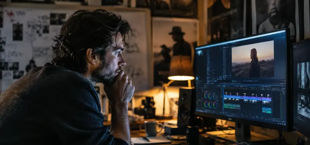 Paramount Warner merger analysis with an empty theater and film production notes