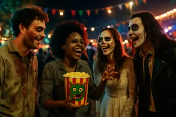 Screamfest 2026 highlights shown through a dark theater audience awaiting a horror screening